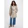 Morgan gewatteerde jas beige