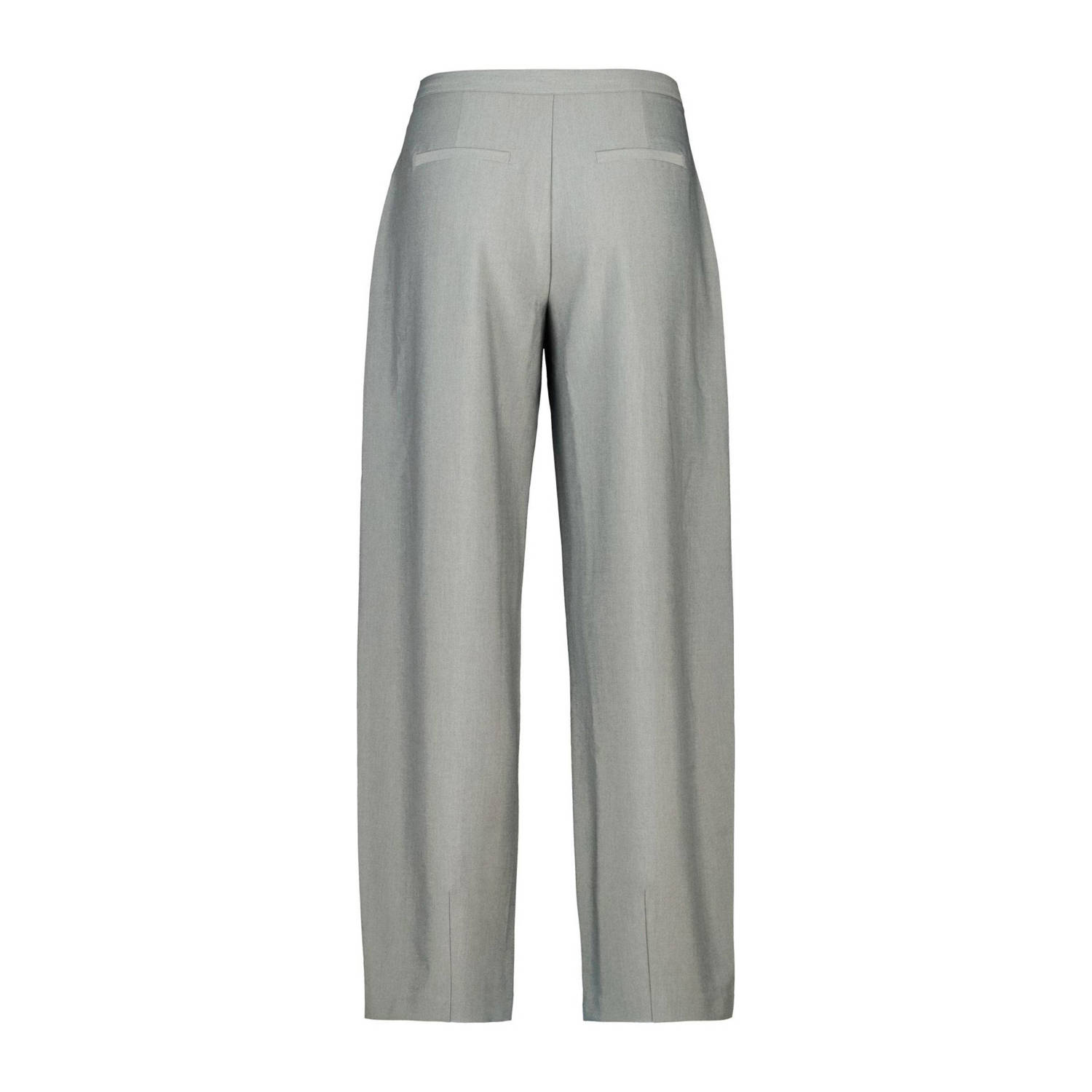 America Today barrel regular waist broek grijs