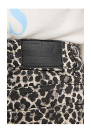 thumbnail: Bruin en zwarte meisjes America Today loose casual broek van katoen met rits- en knoopsluiting en panterprint