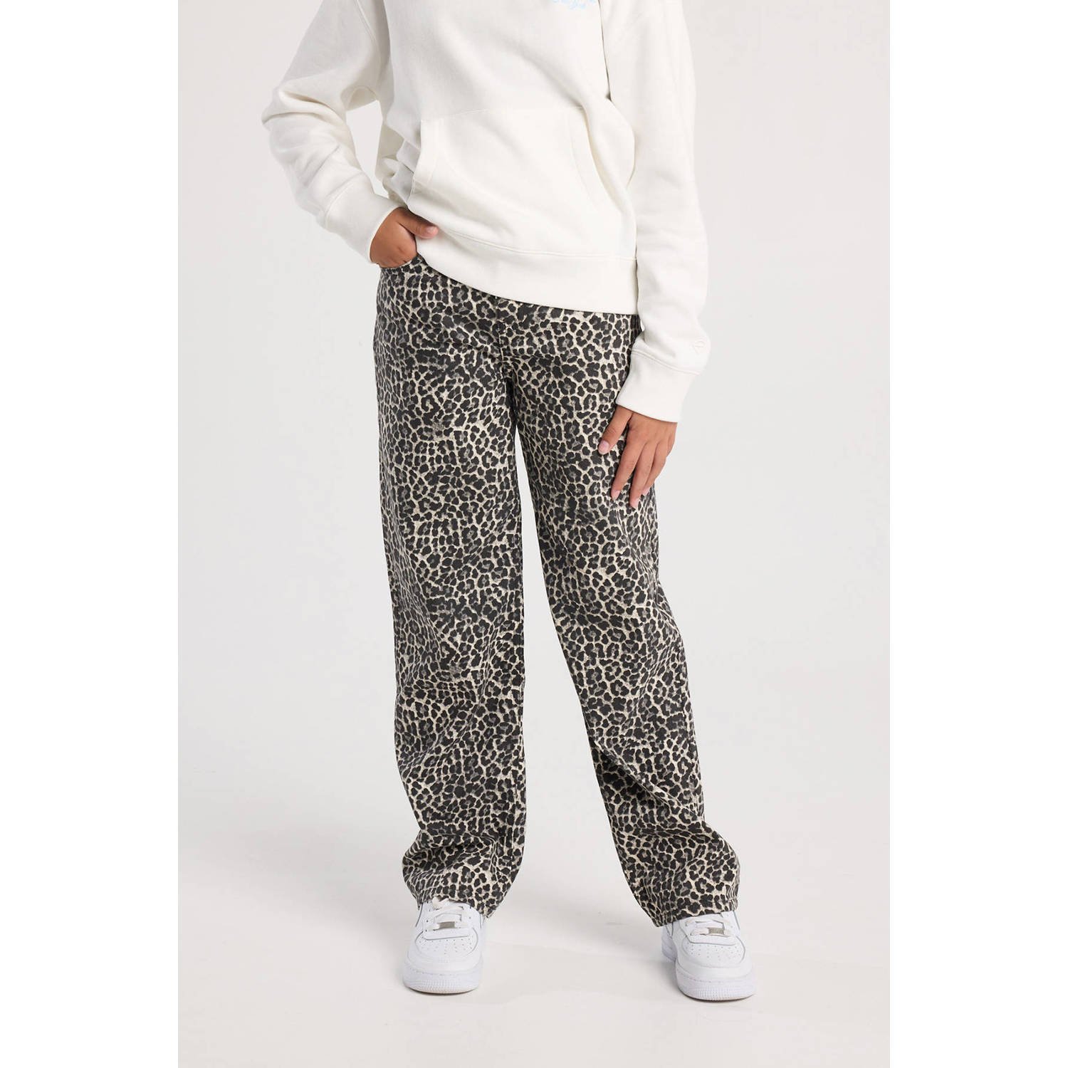 America Today loose casual broek bruin