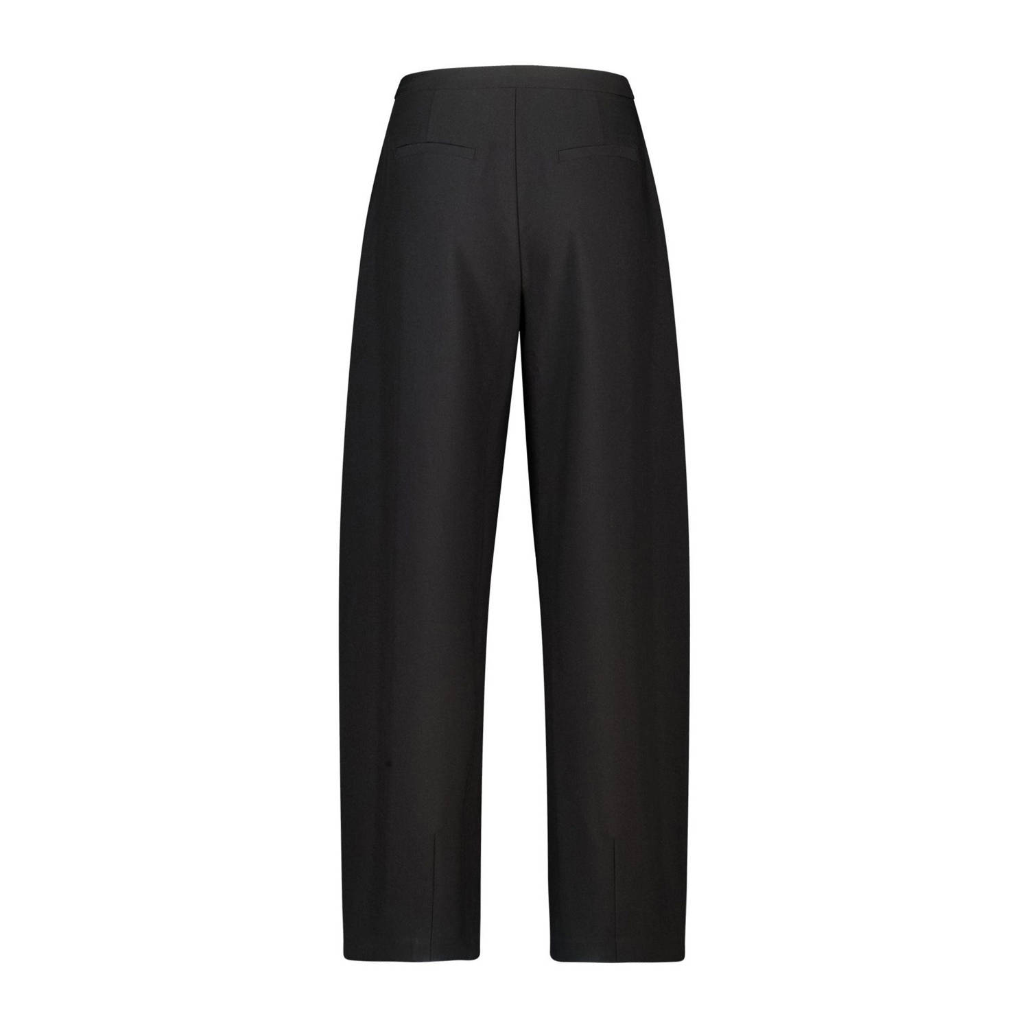 America Today barrel regular waist broek zwart