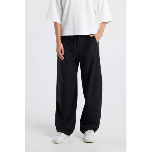 America Today barrel regular waist broek zwart afbeelding