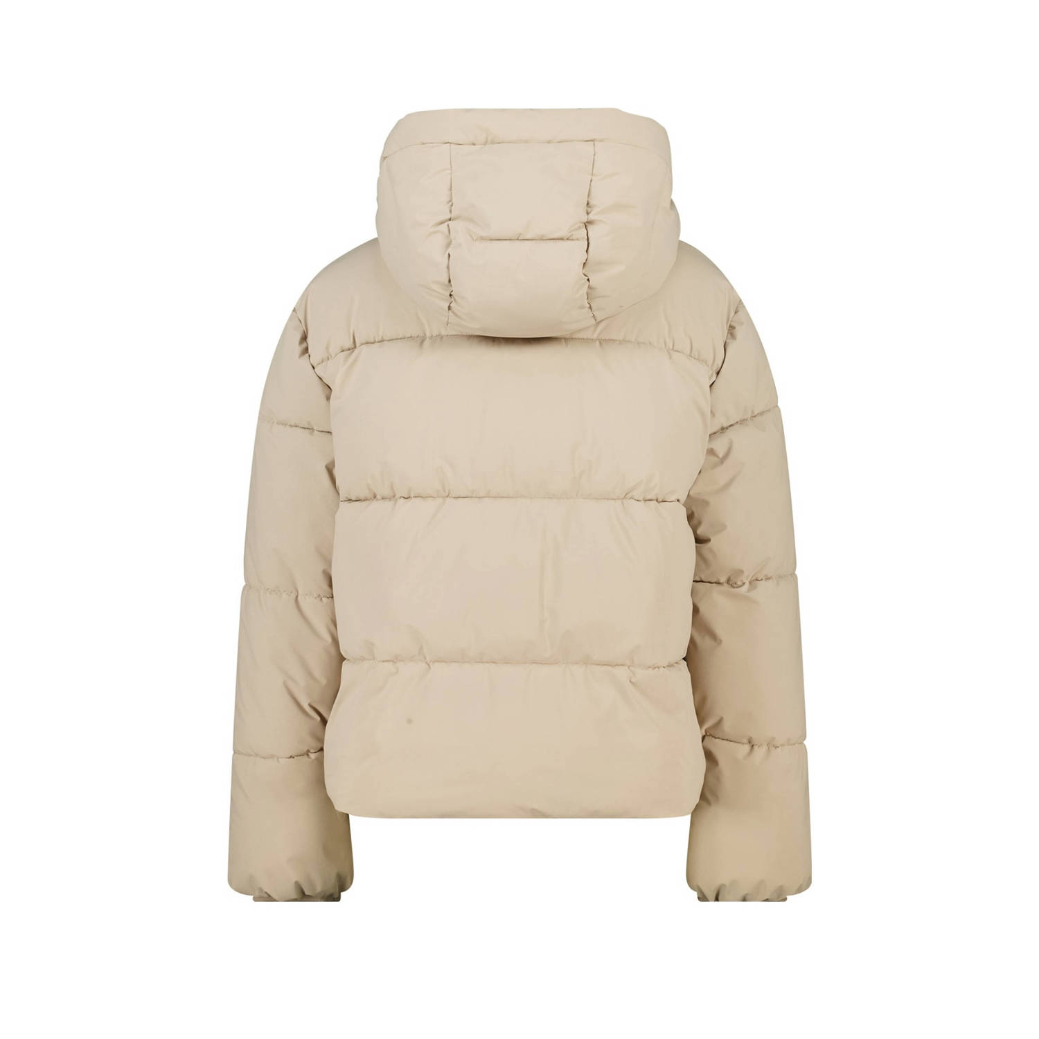 America Today gewatteerde jas beige