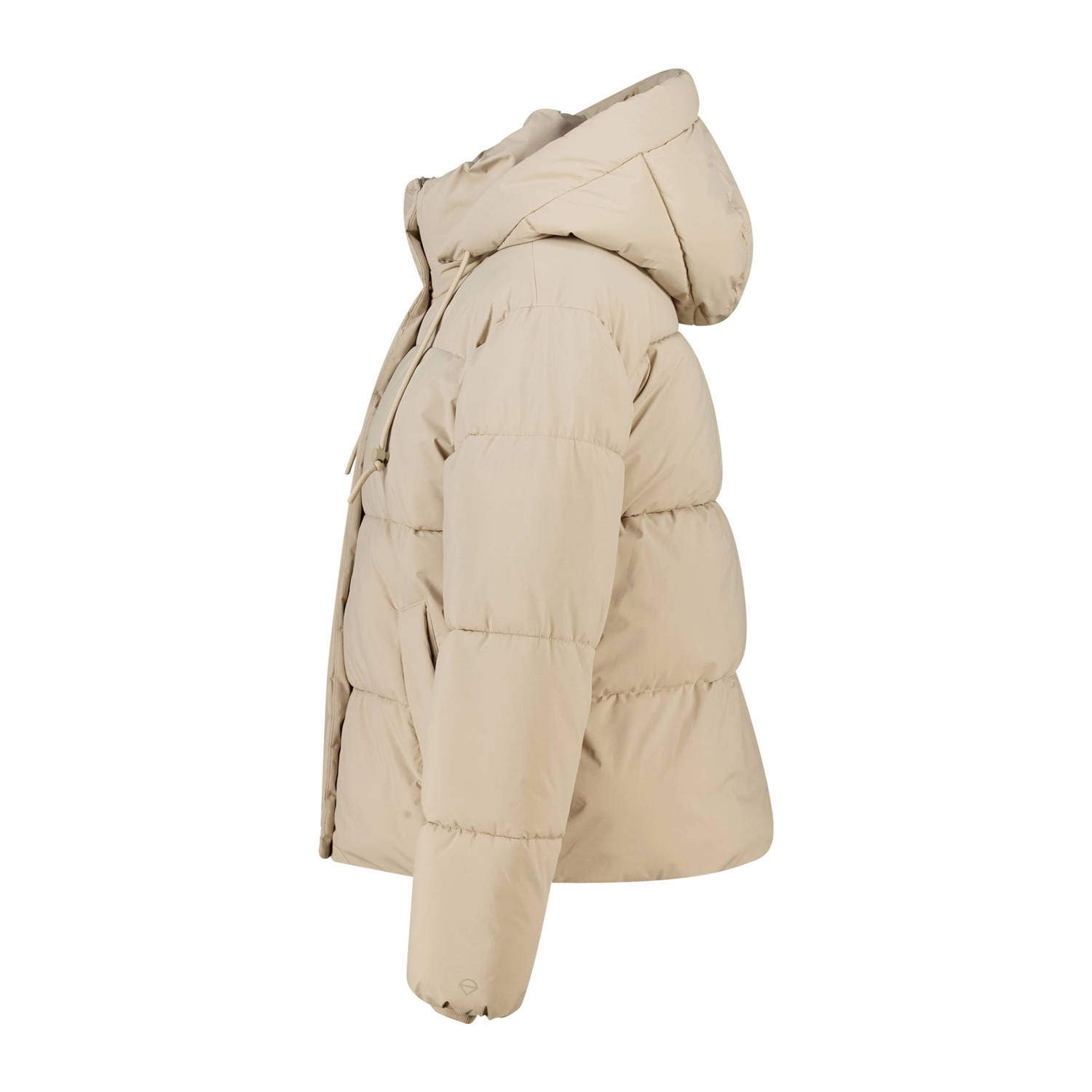 America Today gewatteerde jas beige