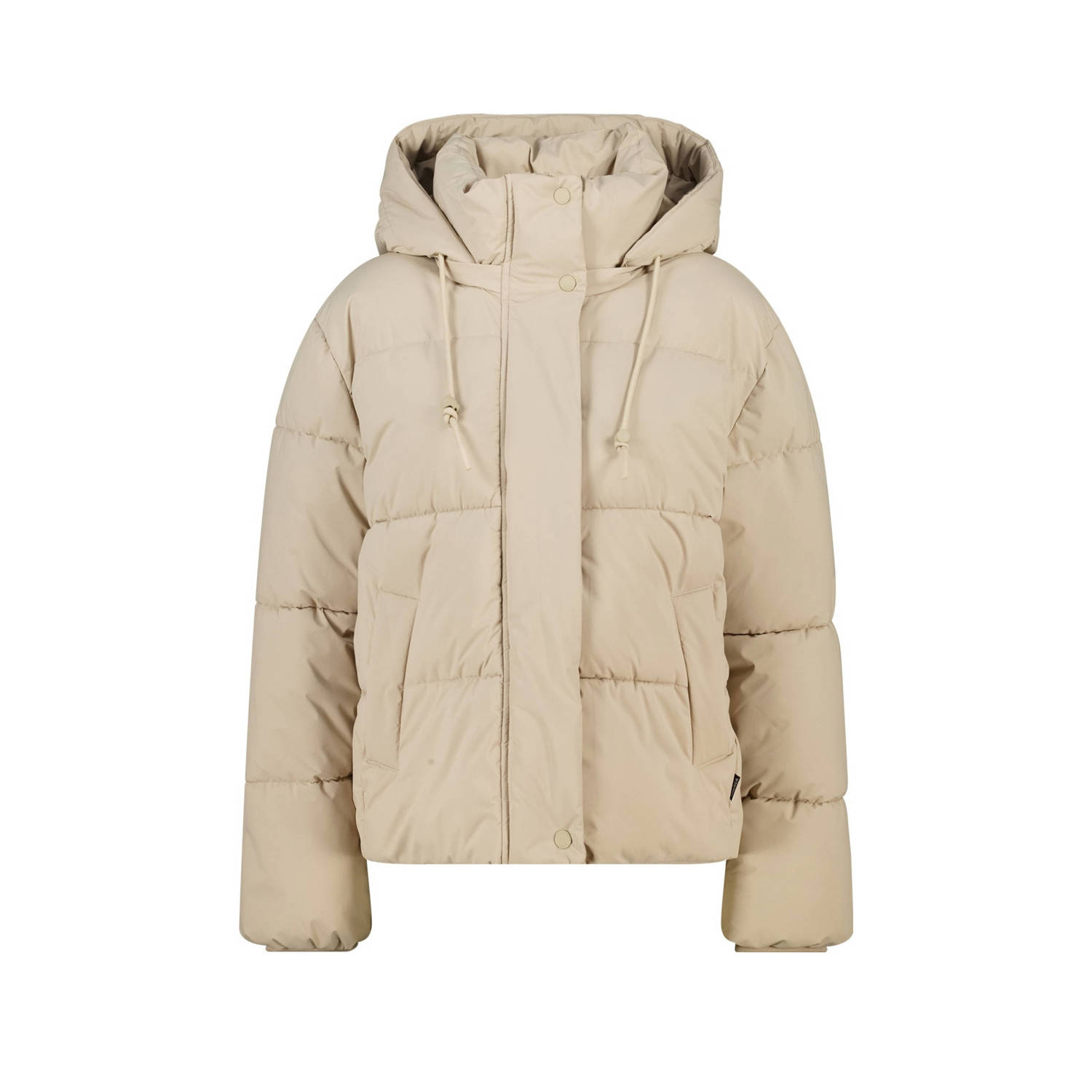 America Today gewatteerde jas beige