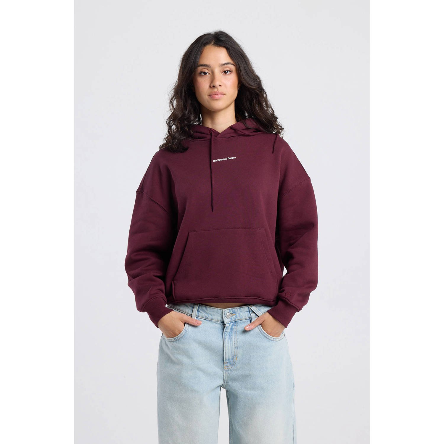 America Today hoodie donkerrood