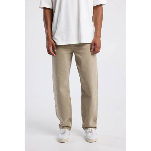 America Today Dallas loose fit jeans camel afbeelding