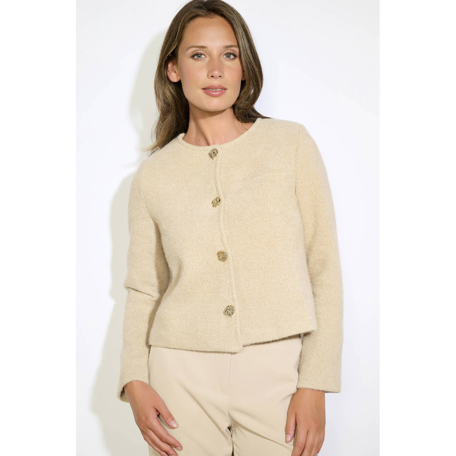 LOLALIZA bouclé jasje beige