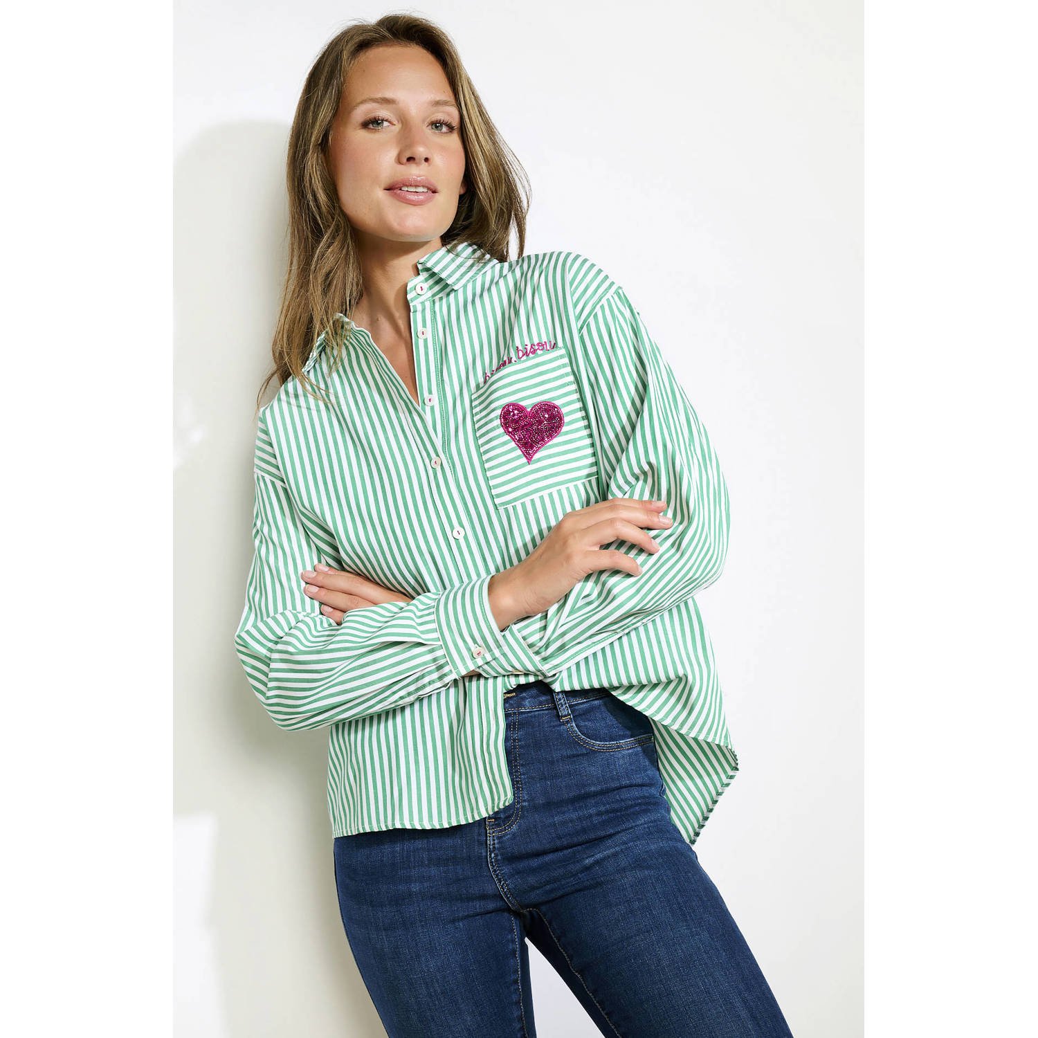 LOLALIZA blouse groen
