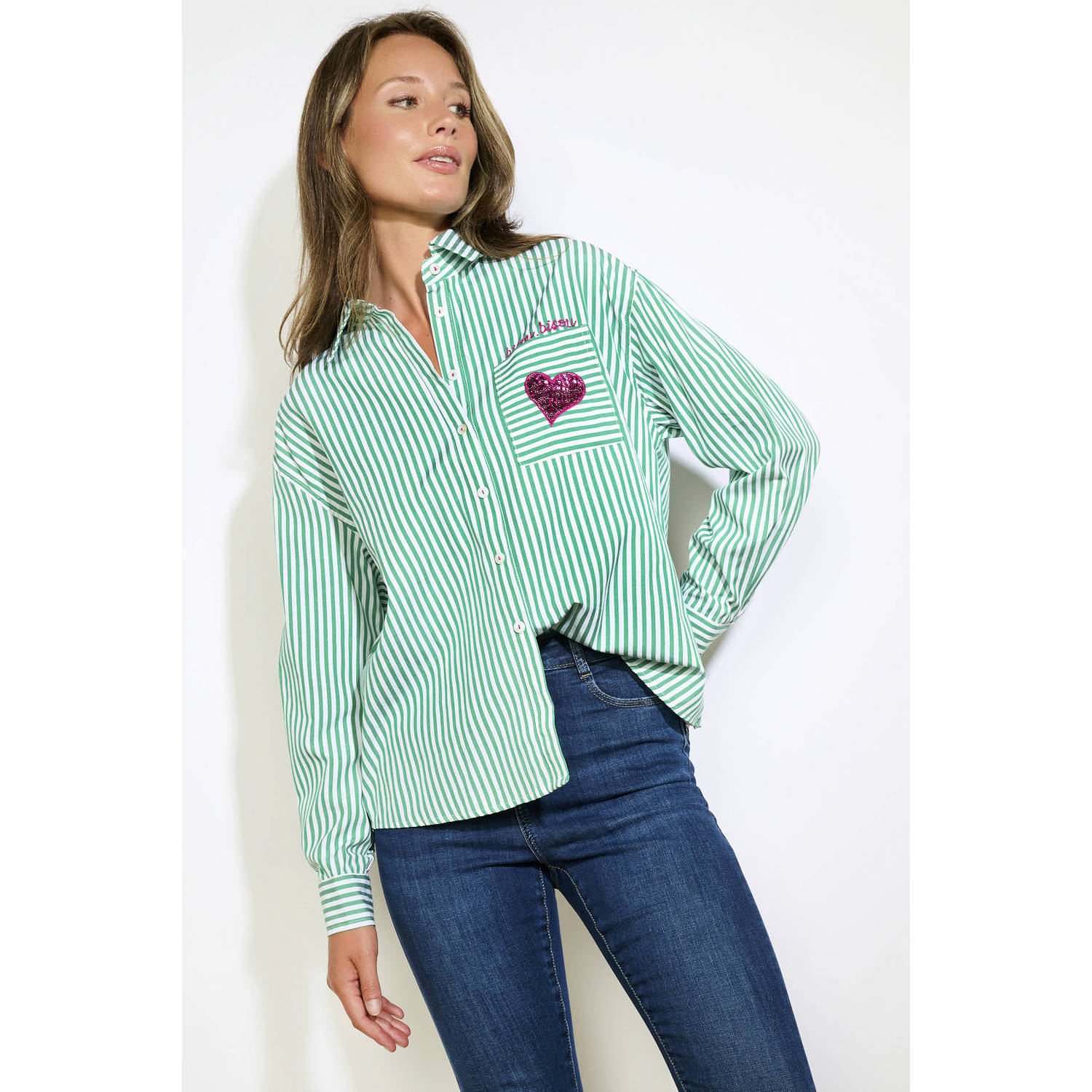 LOLALIZA blouse groen
