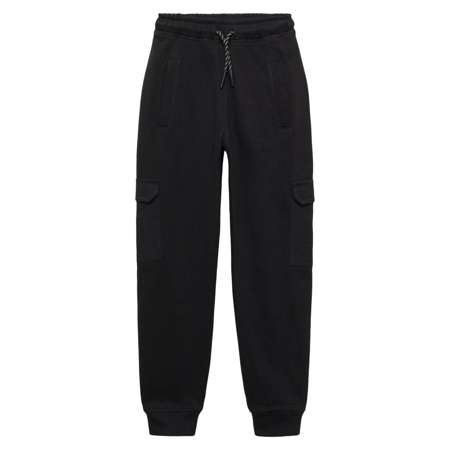 Mango Kids cargo broek zwart