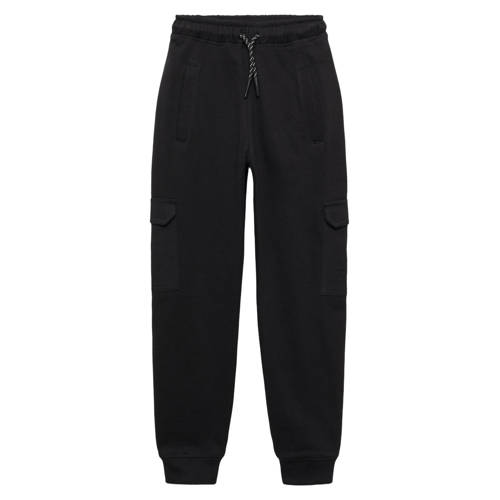 Mango Kids cargo broek zwart afbeelding