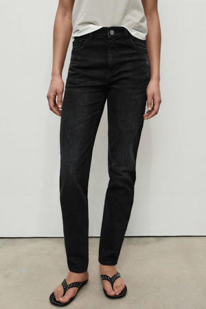 mom jeans grey denim