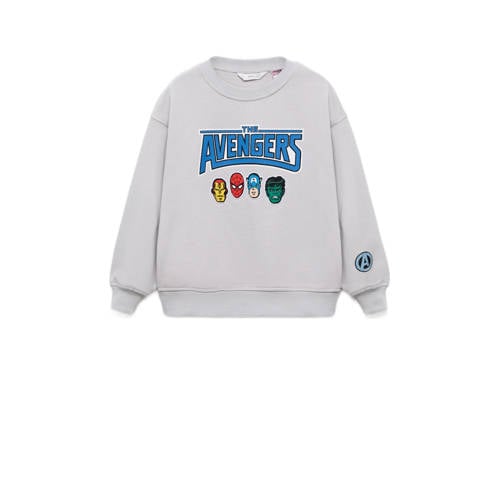 Mango Kids Spider-Man sweater ecru afbeelding