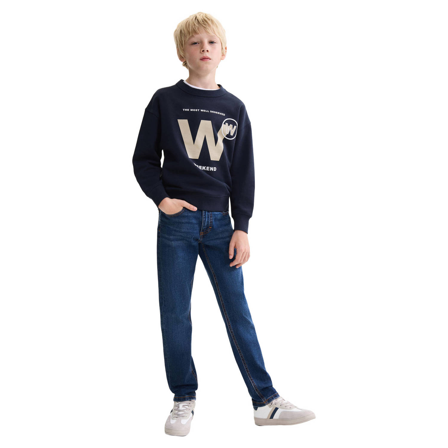 Mango Kids sweater marine