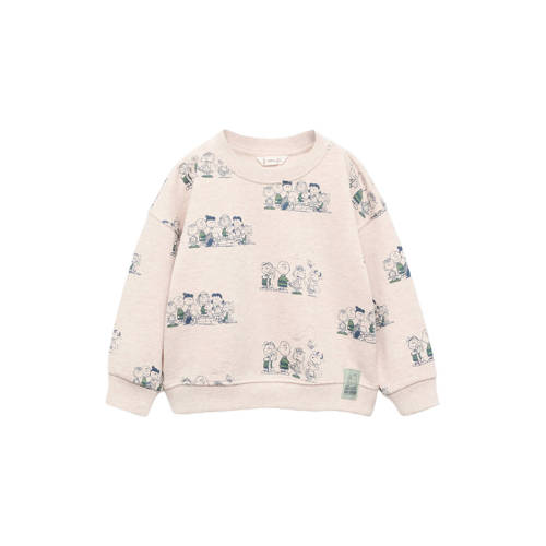Mango Kids sweater lichtbruin afbeelding
