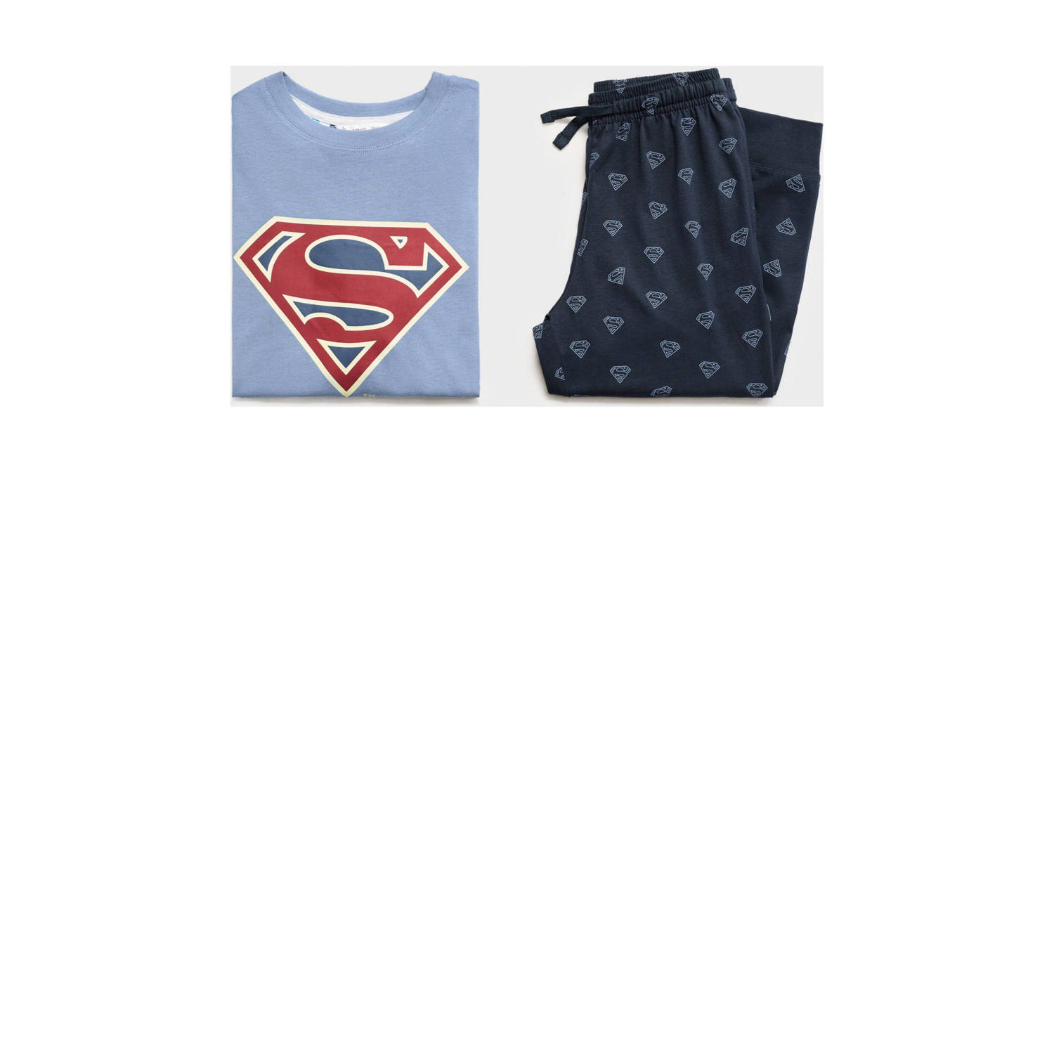 Mango Kids pyjamaset superman blauw