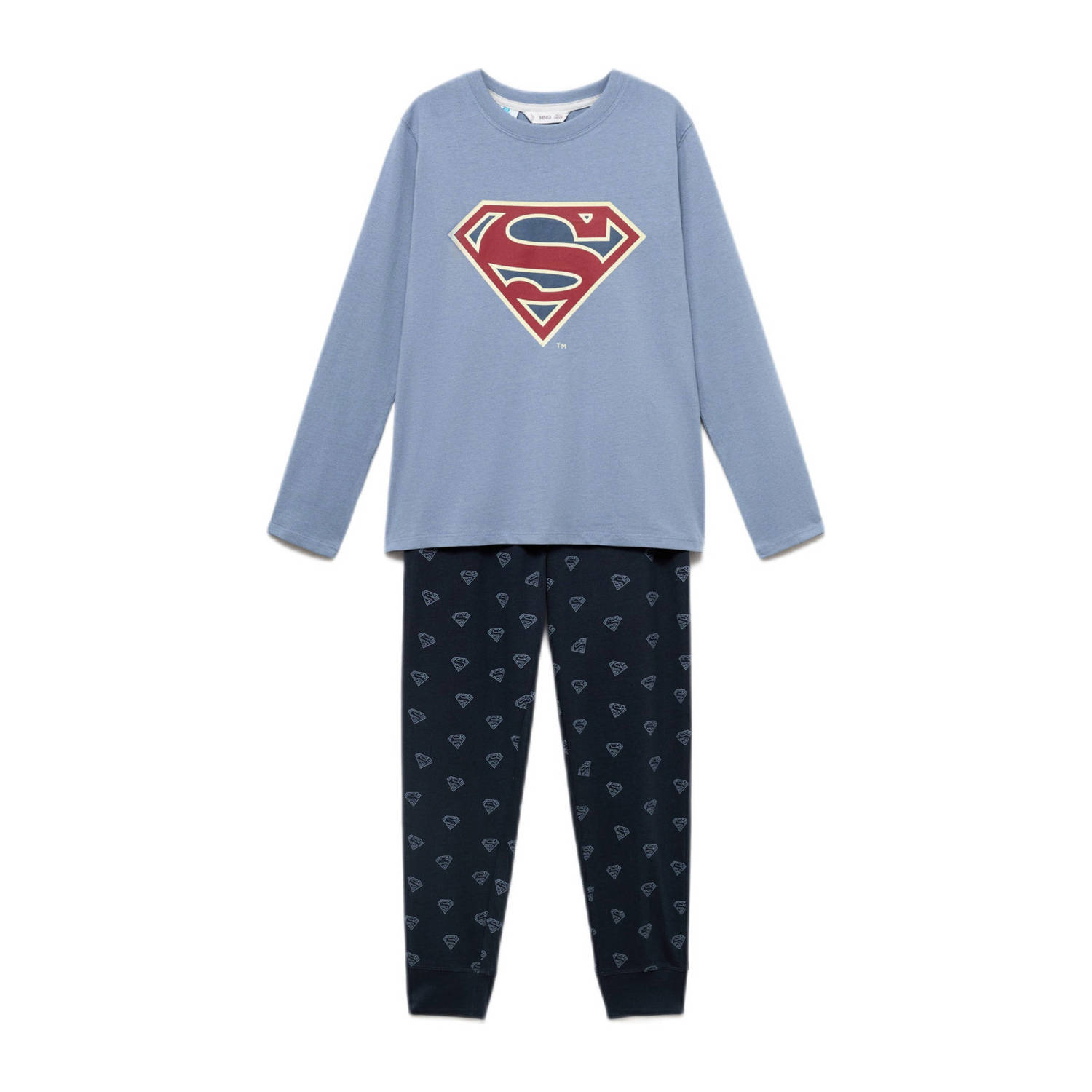 Mango Kids pyjamaset superman blauw
