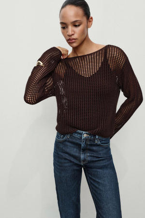 high waist mom jeans dark blue denim