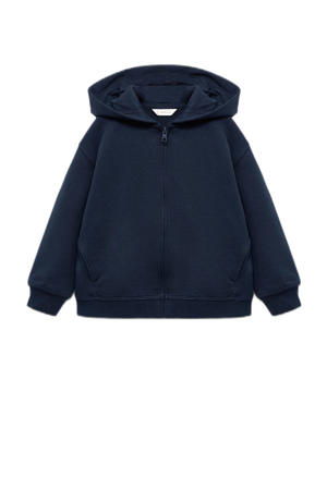 sweatvest donkerblauw