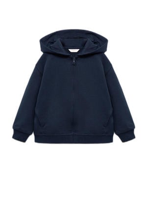 sweatvest donkerblauw