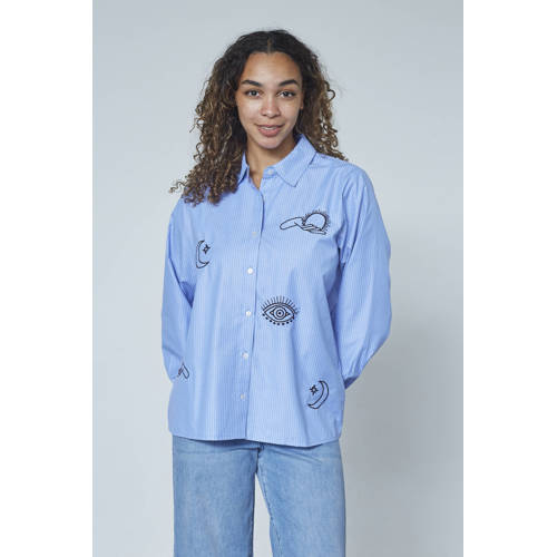 SisterS Point blouse lichtblauw afbeelding