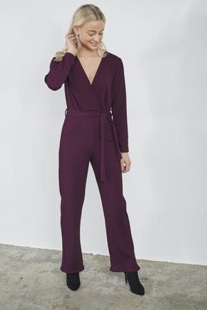 jumpsuit donkerrood