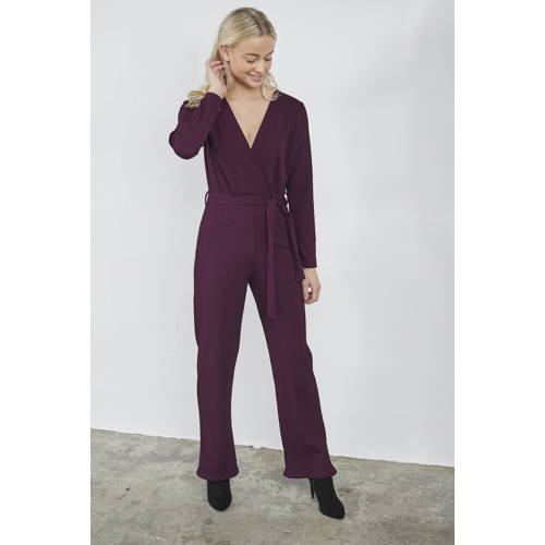 SisterS Point jumpsuit donkerrood afbeelding