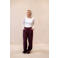 SisterS Point wide leg high waist pantalon donkerrood