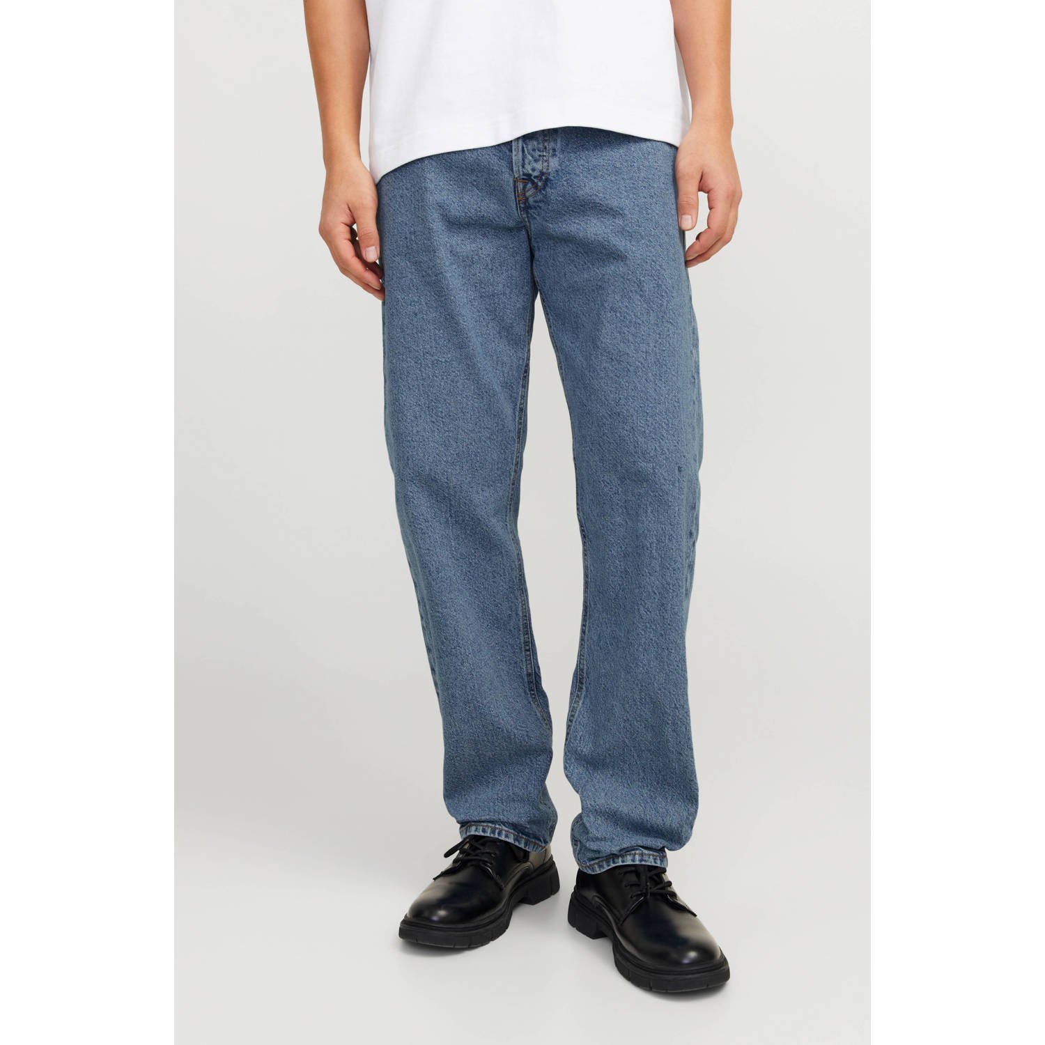 JACK & JONES JEANS INTELLIGENCE JJICHRIS JJORIGINAL relaxed loose fit jeans blue denim
