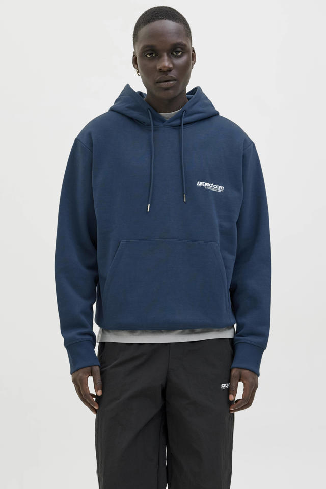 JACK JONES CORE hoodie petrol wehkamp