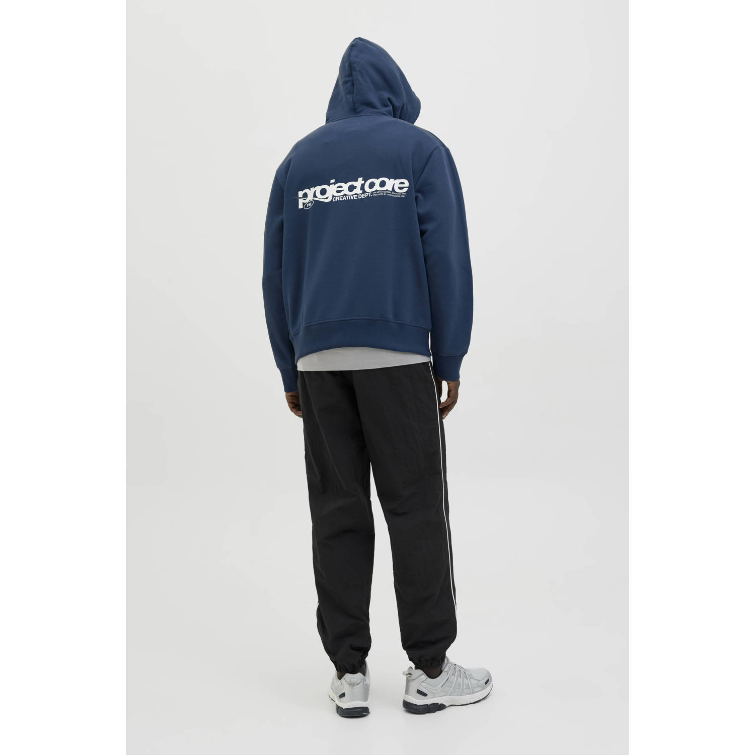 JACK & JONES CORE hoodie petrol