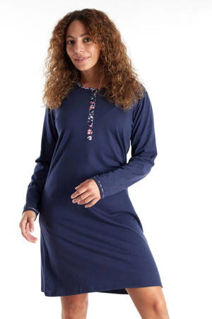 nachthemd Carolina donkerblauw