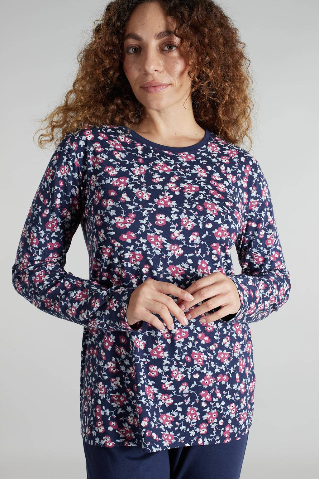 Götzburg pyjama Carolina donkerblauw | wehkamp