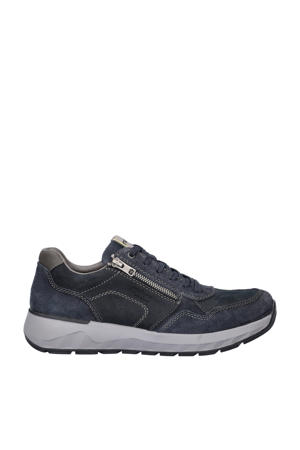 nubuck sneakers donkerblauw