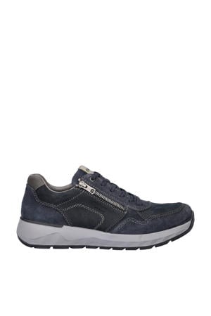 nubuck sneakers donkerblauw