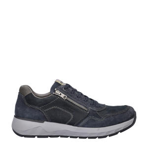 nubuck sneakers donkerblauw