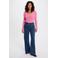 Morgan trui rib gebreid roze