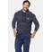 Jan Vanderstorm +FIT Collectie trui met ingebreid patroon donkerblauw