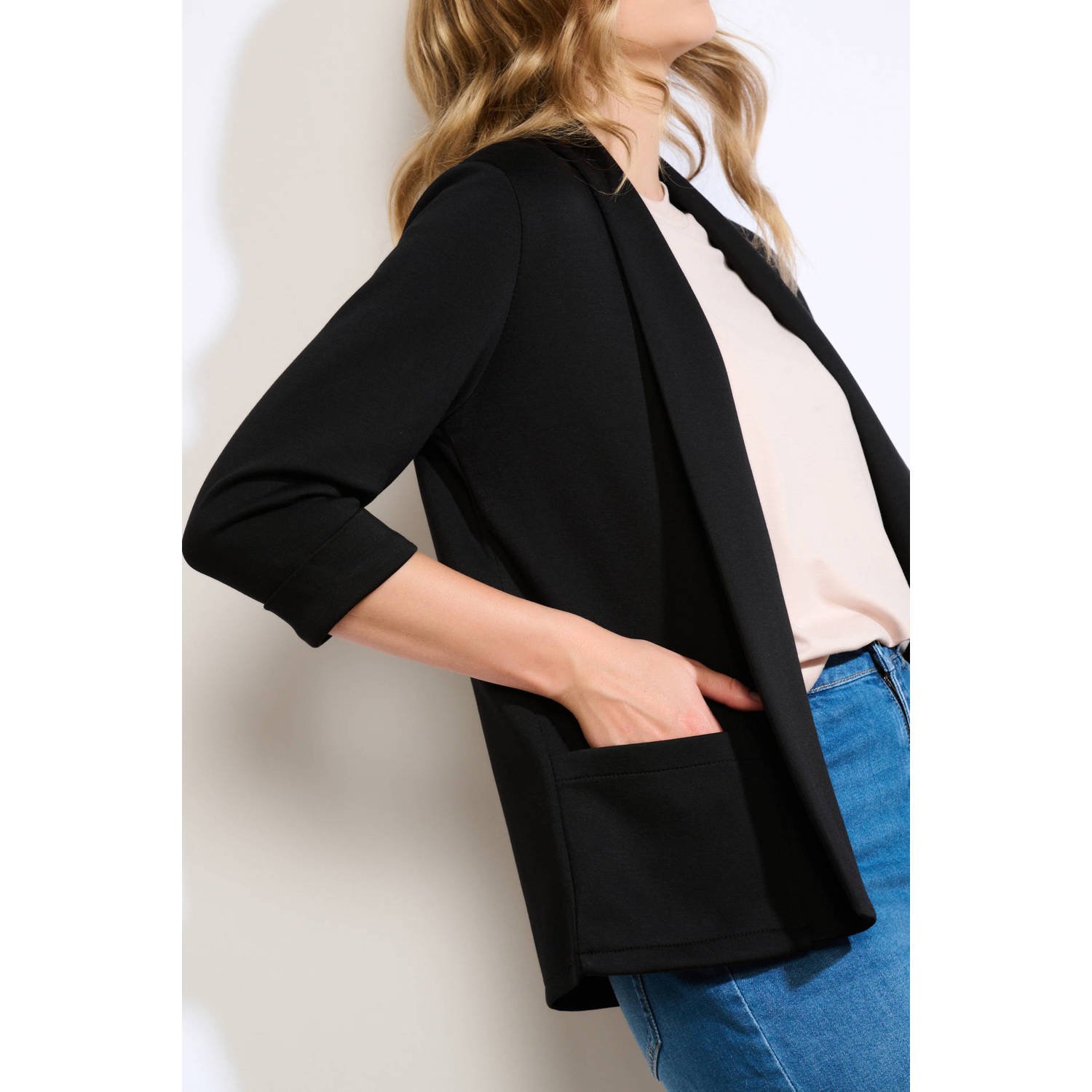 LOLALIZA sweatvest zwart