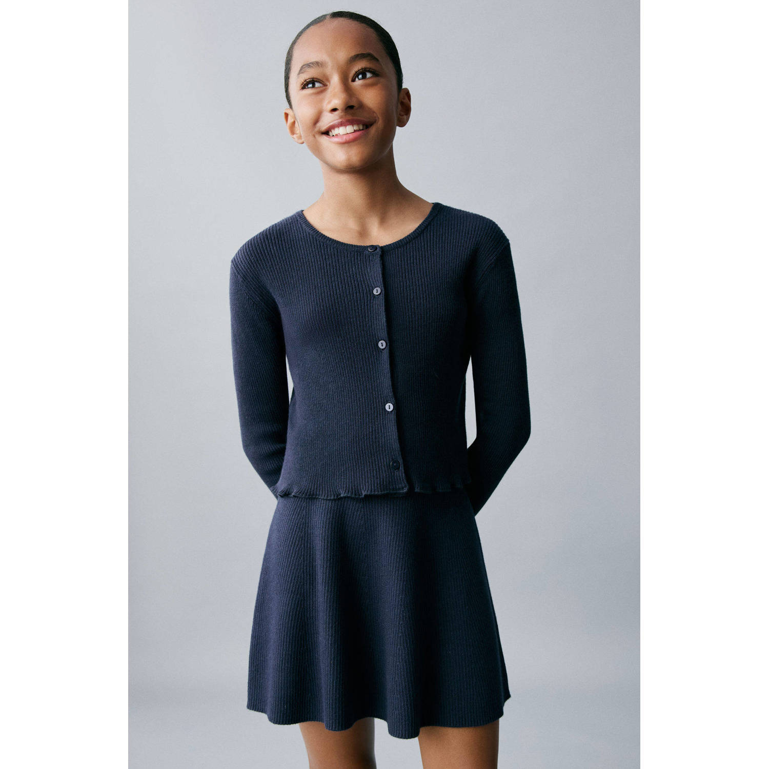 Mango Kids korte rok marine