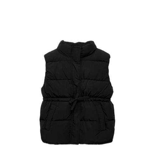 Mango Kids bodywarmer zwart afbeelding