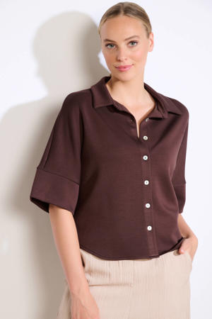 blouse donkerbruin