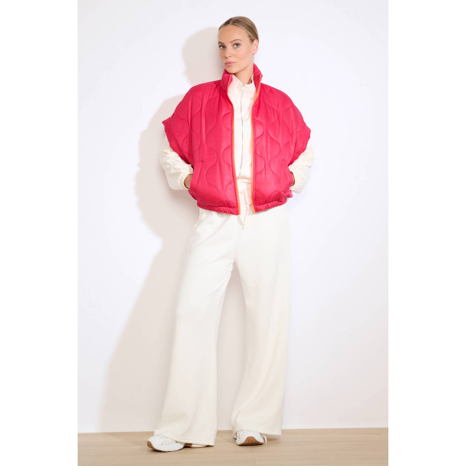 LOLALIZA gilet fuchsia