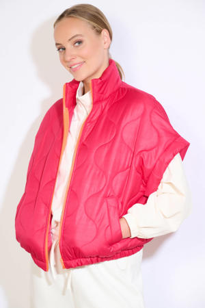 gilet fuchsia