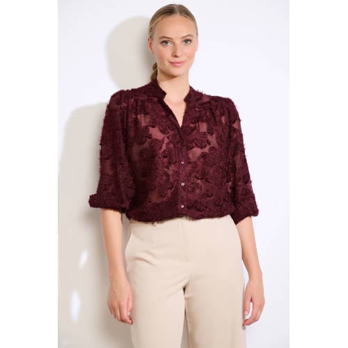 LOLALIZA blouse donkerrood afbeelding