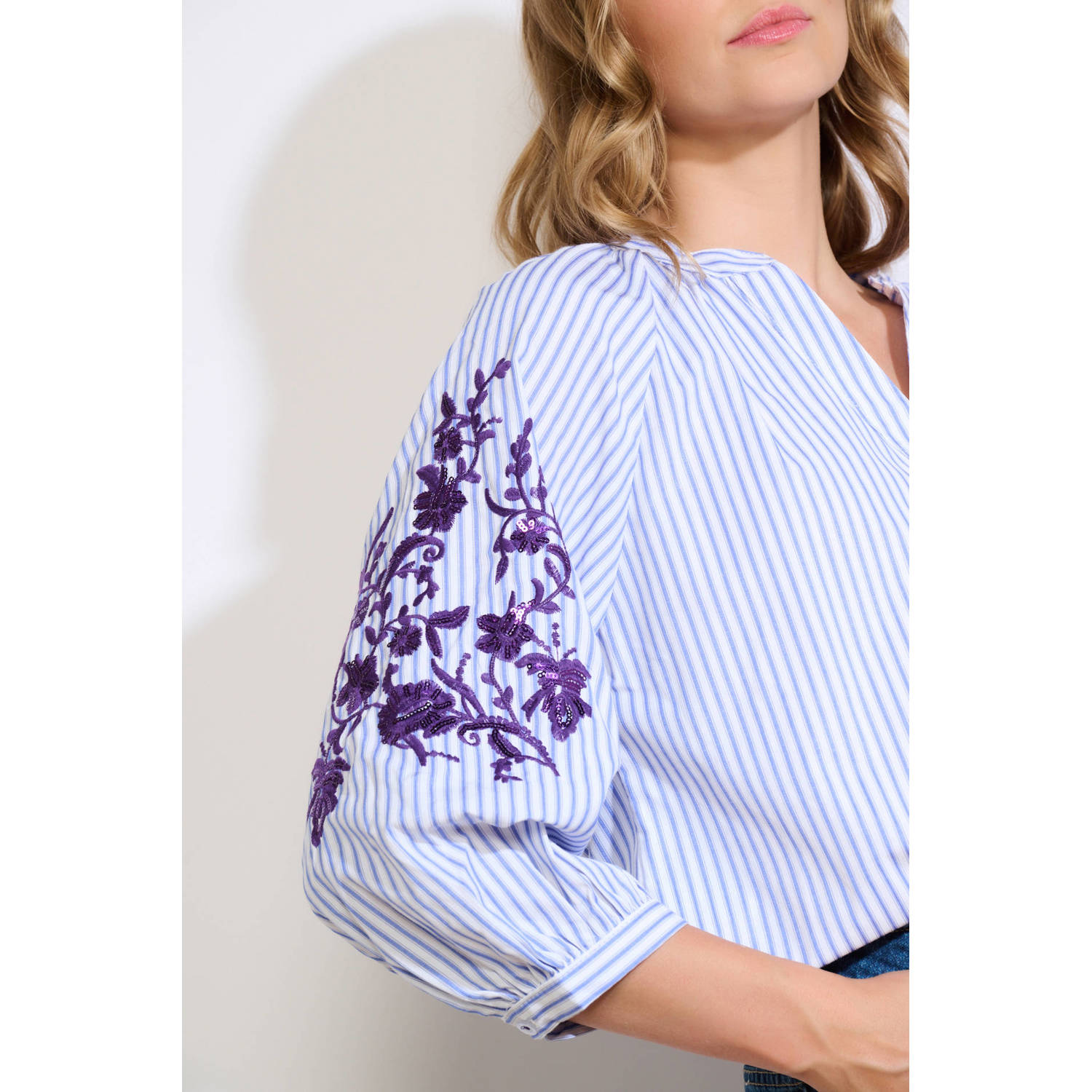 LOLALIZA blouse blauw