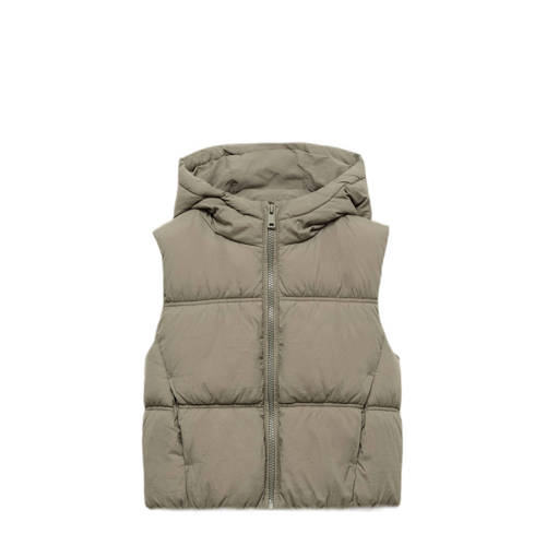 Mango Kids bodywarmer lichtbruin afbeelding