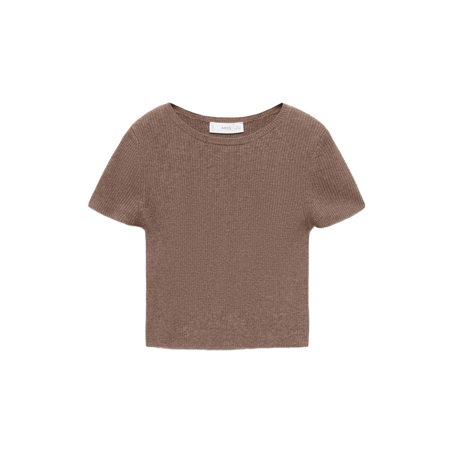 Mango Kids T-shirt bruin