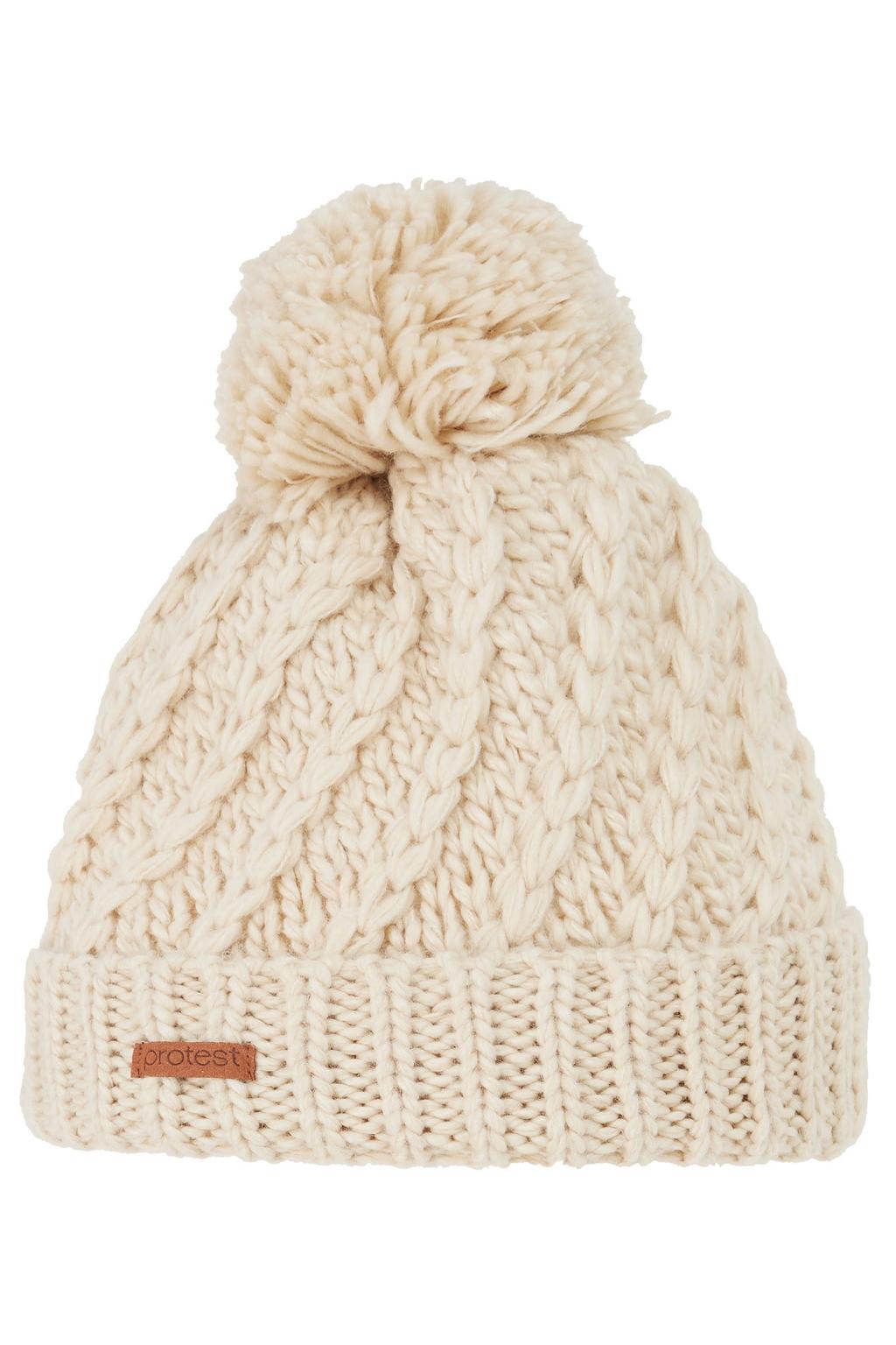 Protest pompon muts PRTPaisley beige